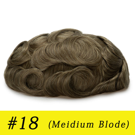 Hair systems hair pieces for men Color Chart 90% -130% density All Sizes