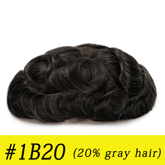 Hair systems hair pieces for men Color Chart 90% -130% density All Sizes