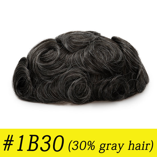 Hair systems hair pieces for men Color Chart 90% -130% density All Sizes