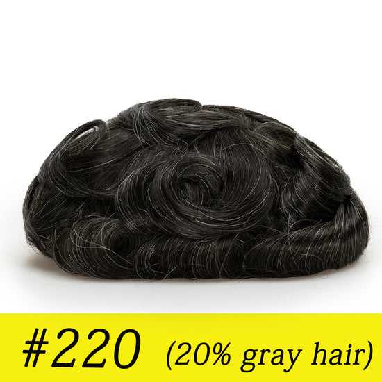 Hair systems hair pieces for men Color Chart 90% -130% density All Sizes