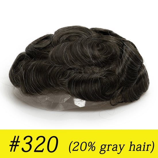 Hair systems hair pieces for men Color Chart 90% -130% density All Sizes