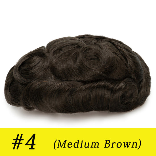 Hair systems hair pieces for men Color Chart 90% -130% density All Sizes