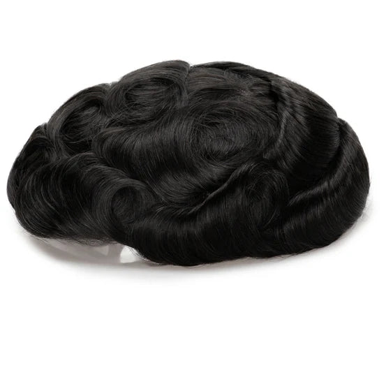 6*5.5" Swiss Lace  High-Grade Remy Human Hair Topper With Fine Brazilian Remy Hair